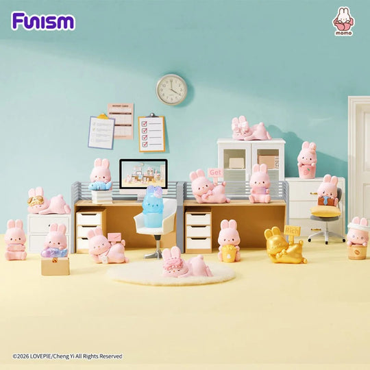 MOMO BUNNY - 24h Life Diary Series - Blind Box 4 Figure set