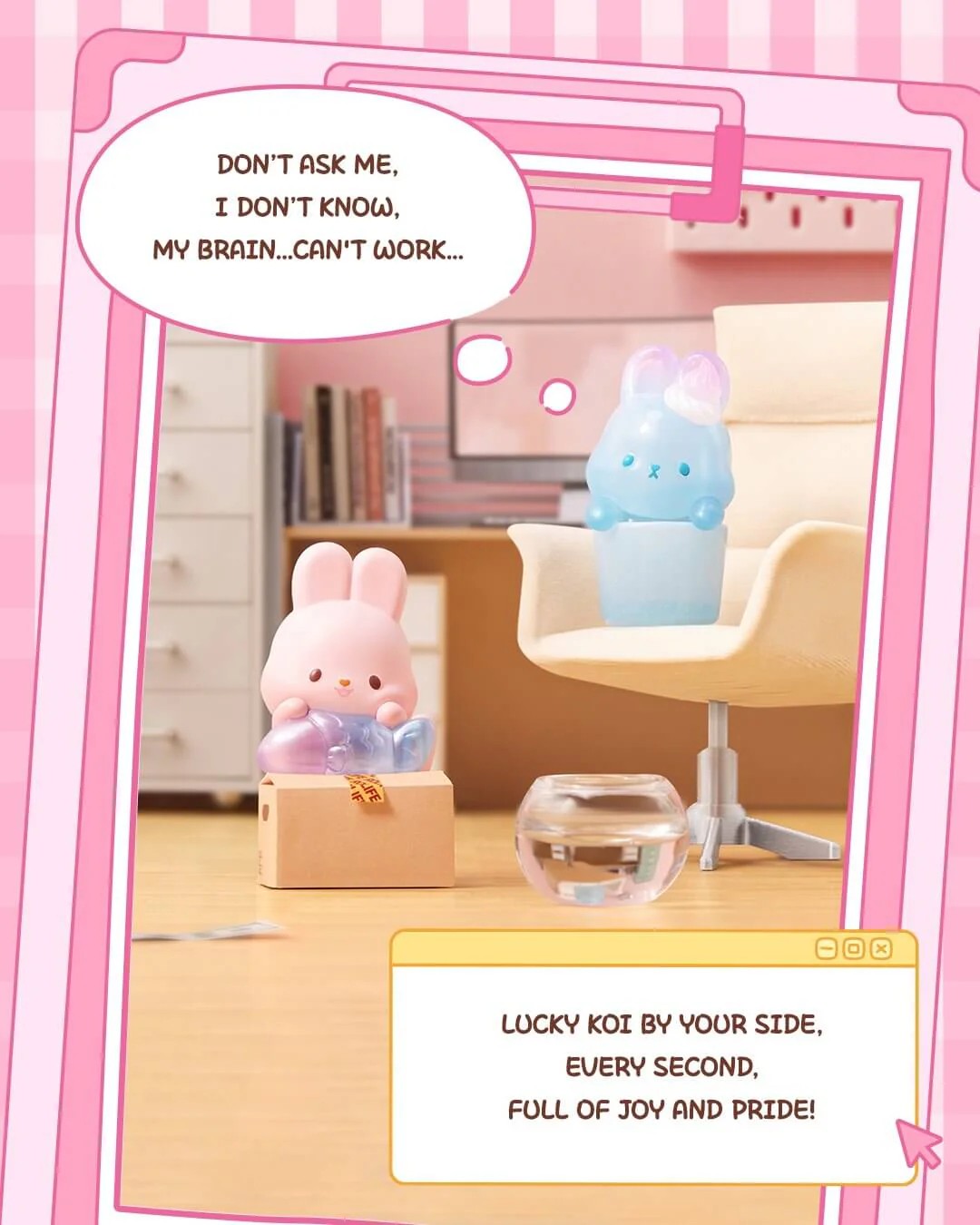 MOMO BUNNY - 24h Life Diary Series - Blind Box 4 Figure set