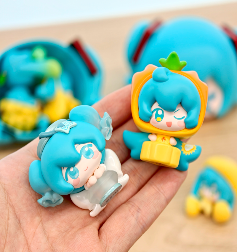 HATSUNE MIKU - Dopamine Qface - Blind Box 4 Set of 3 Figure