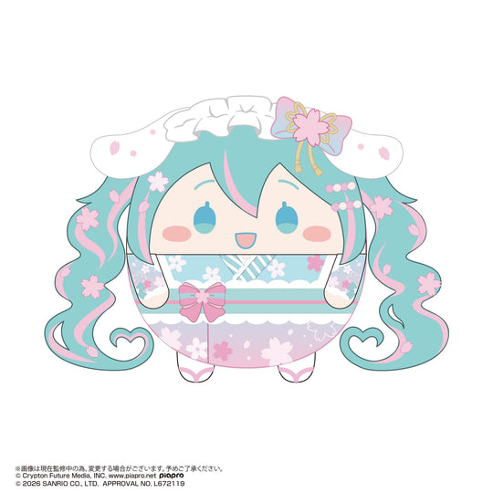 HATSUNE MIKU X CINNAMOROLL - Fuwakororin 4 (6pcs) - 9cm