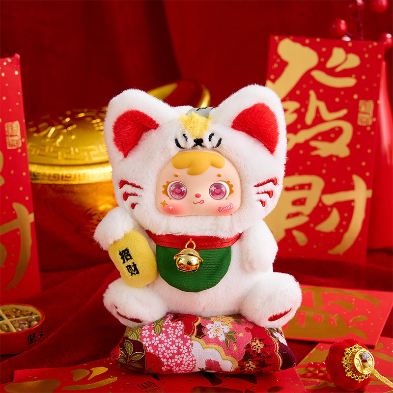 MEI YI YOU ART - Samuel Wealth Cat Mini Plush BLIND BOX (6pcs) - 18cm