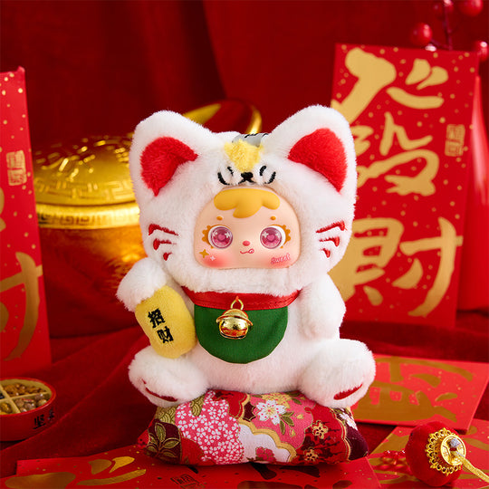 MEI YI YOU ART - Samuel Wealth Cat Mini Plush BLIND BOX (6pcs) - 18cm
