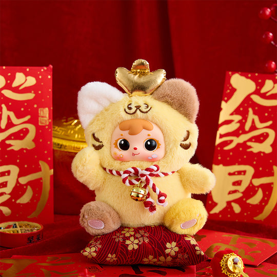 MEI YI YOU ART - Samuel Wealth Cat Mini Plush BLIND BOX (6pcs) - 18cm
