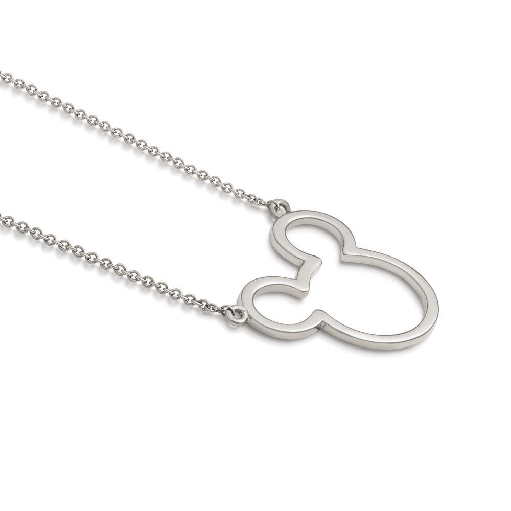DISNEY METAL PRECIOUS - Mickey Outline Necklace 'Sterling Silver'