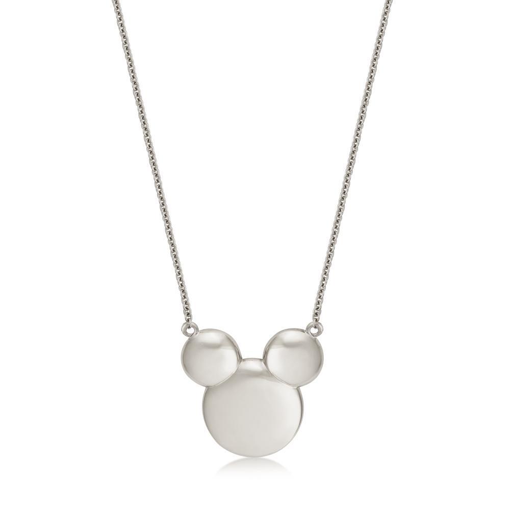 DISNEY METAL PRECIOUS - Solid Mickey Necklace 'Sterling Silver'
