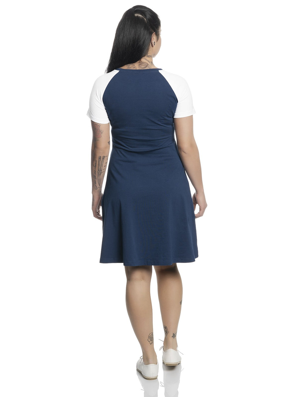 DISNEY - Mickey Mouse M College Dress Navy/White (S)