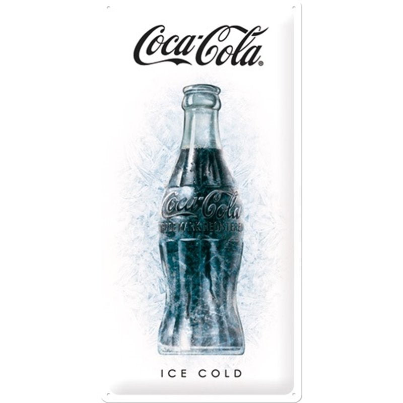 COCA-COLA - Ice - Tin Sign '25x50cm'