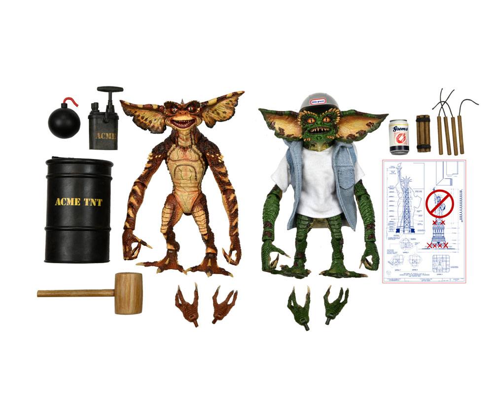 GREMLINS - Ultimate Demolition Gremlins - 2 Action Figures 15cm