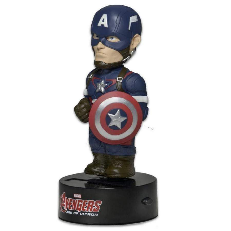AVENGERS - Body Knocker - Cap. America Solar Powered - 16cm