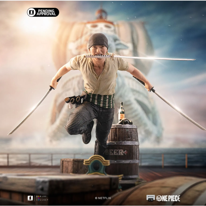 ONE PIECE NETFLIX  - Zoro - Statue Art Scale 1/10 19.2cm
