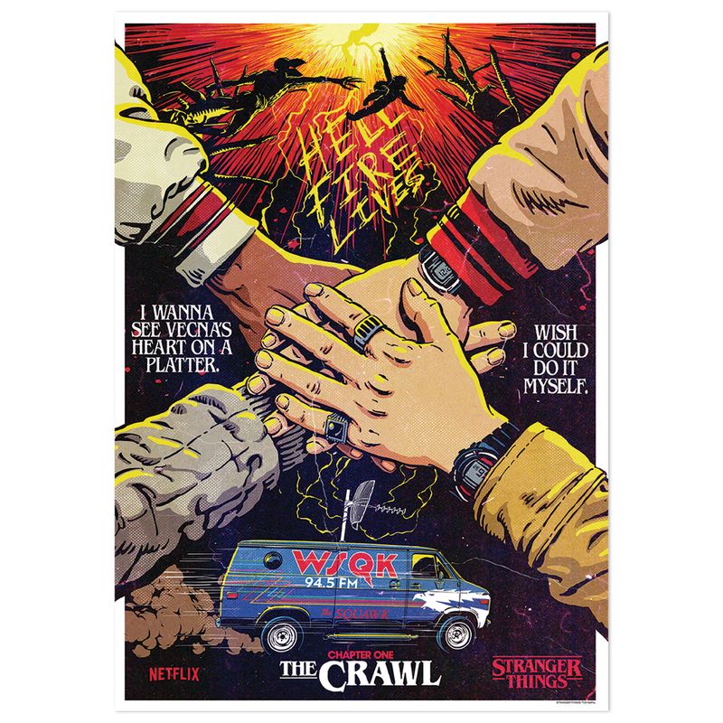 STRANGERS THINGS - The Crawl - Art Print - Limited Edition