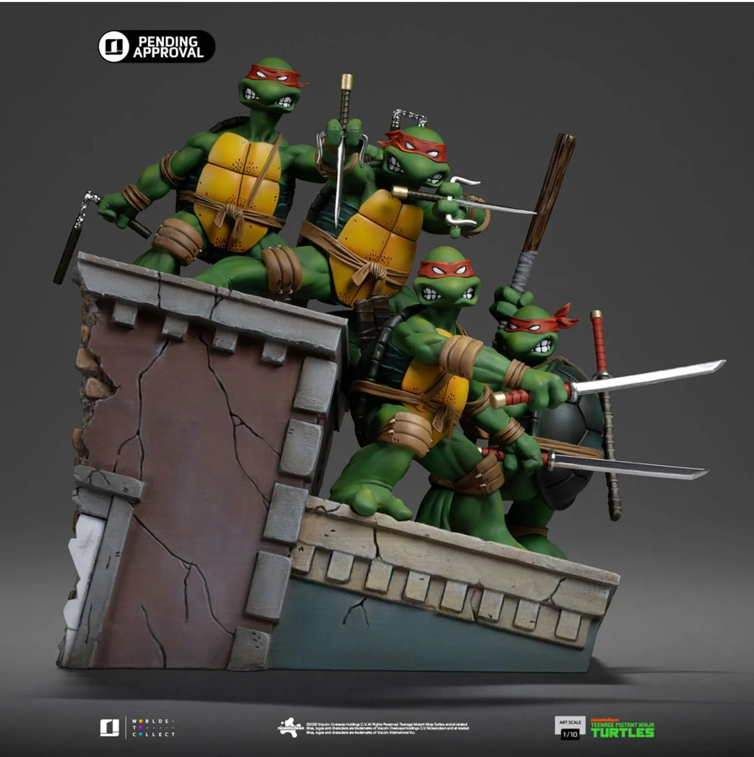 TMNT - TMNT 1St cover set - Statue Deluxe Art Scale 1/10 24cm