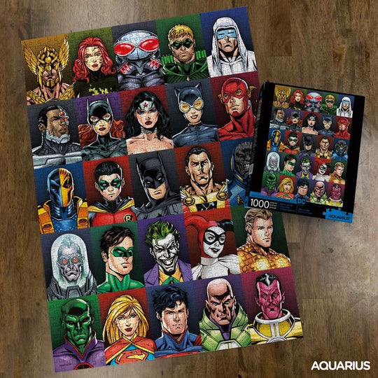 DC COMICS - Faces - Puzzle 1000P