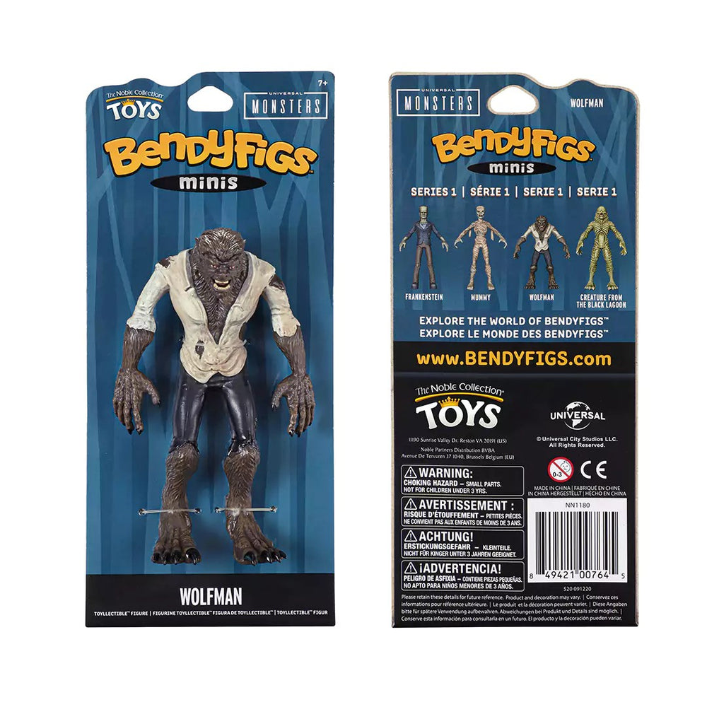 MONSTERS - Wolfman - Mini Bendyfigs Figure 13cm