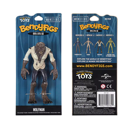 MONSTERS - Wolfman - Mini Bendyfigs Figure 13cm