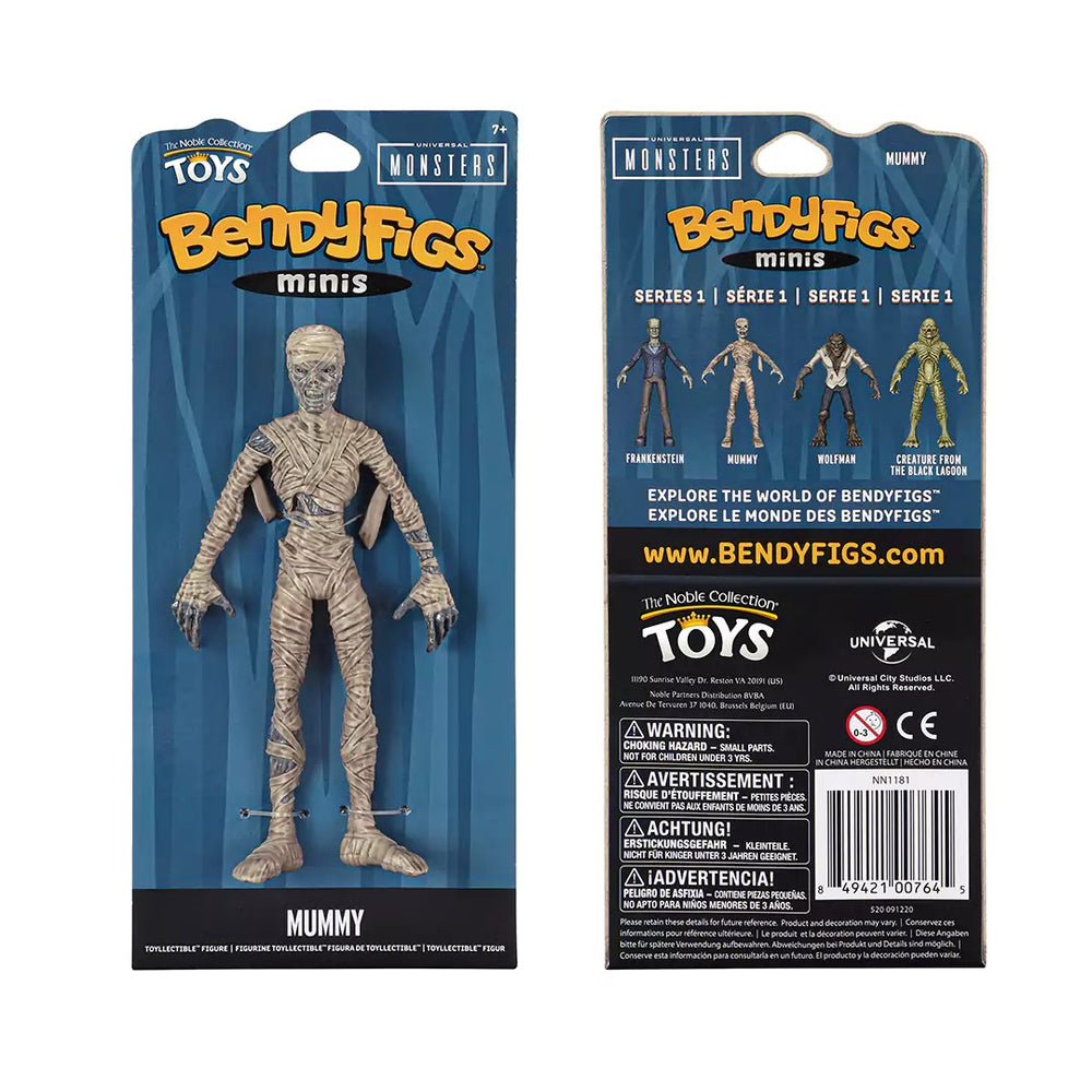 MONSTERS - Mummy - Mini Bendyfigs Figure 13cm