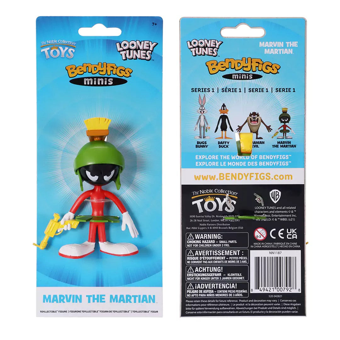 LOONEY TUNES - Marvin - Mini Bendyfigs Figure 9cm