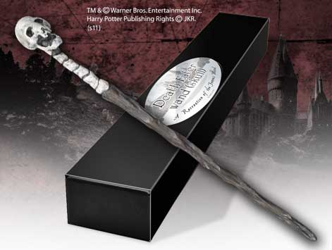 HARRY POTTER - Wand - Death Eater Skull