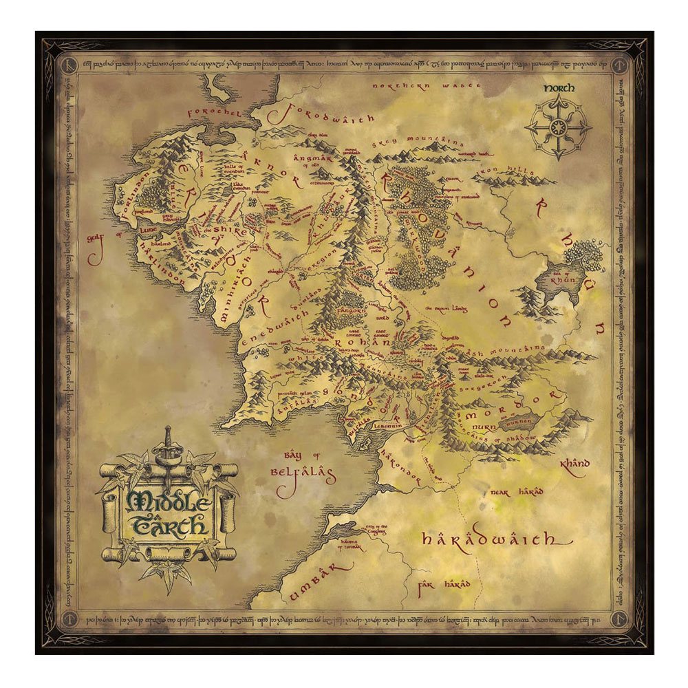 LORD OF THE RINGS - Middle Earth - Puzzle 1000 pcs