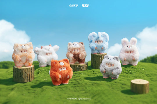 OHKU -Giggle Monster's Forest Journey Mini Plush BLIND BOX (6pc) -13cm