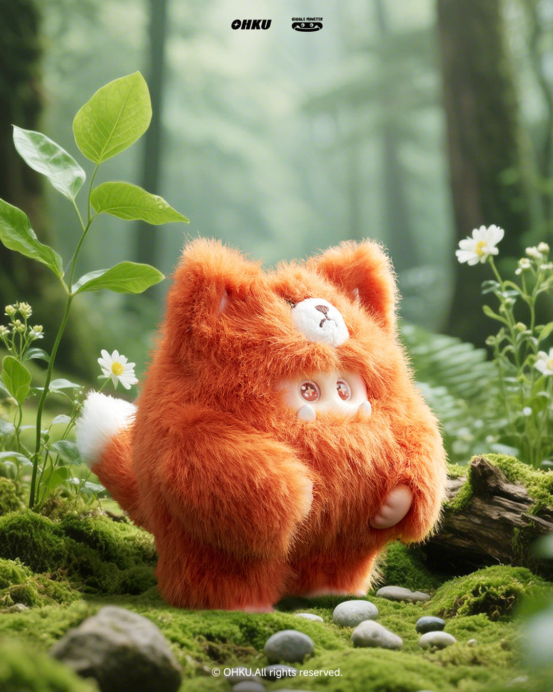OHKU -Giggle Monster's Forest Journey Mini Plush BLIND BOX (6pc) -13cm