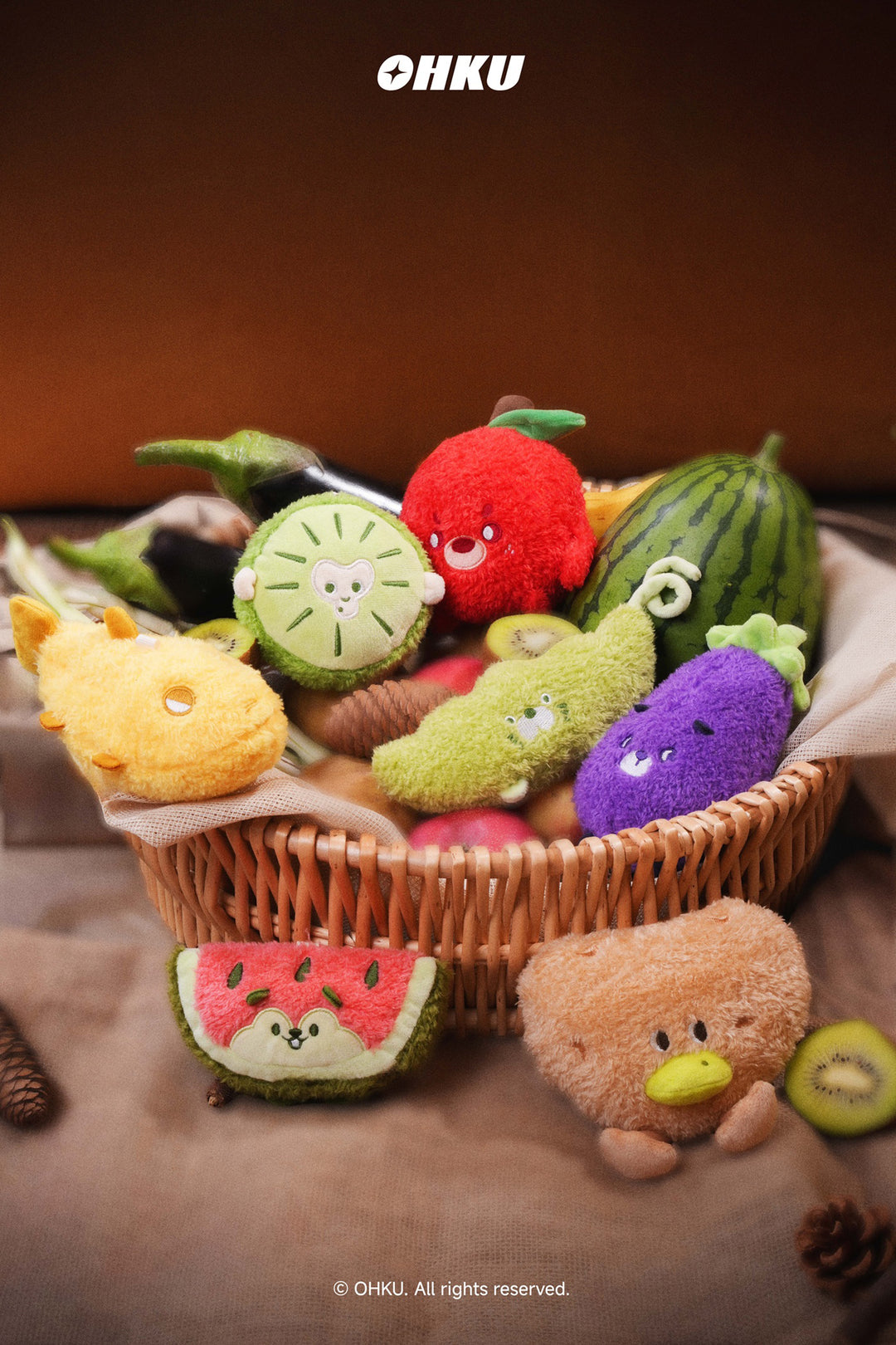 OHKU - Juicypals Collective Mini Plush BLIND BOX (6pcs) - 13-15cm