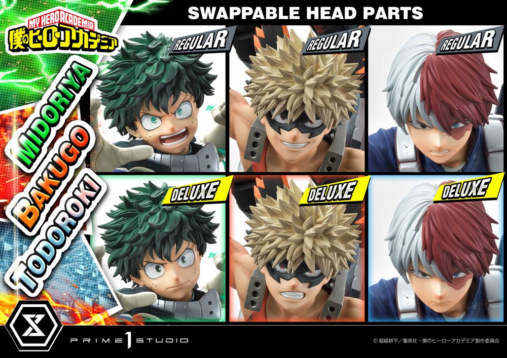 MY HERO ACADEMIA - Midoriya, Bakugo & Todoroki - Statue Deluxe 69cm