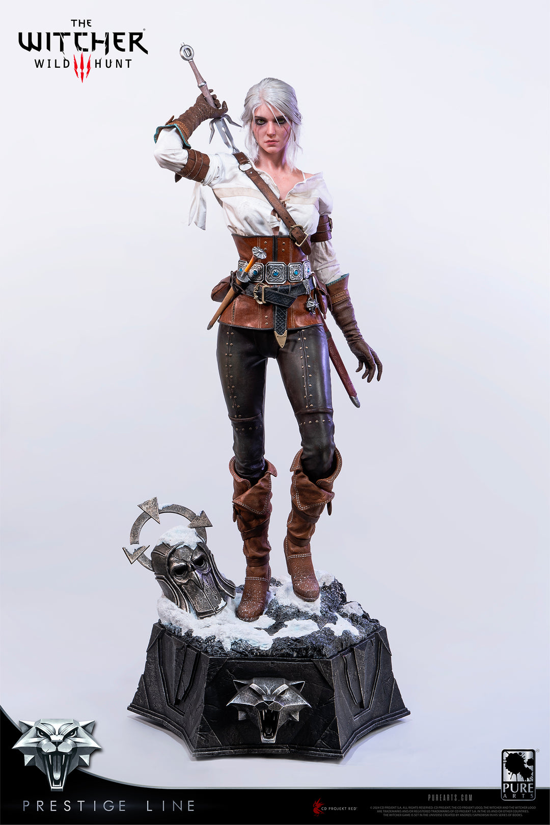 THE WITCHER 3 - Ciri of Cintra - Statue Prestige Line 1/2 111cm