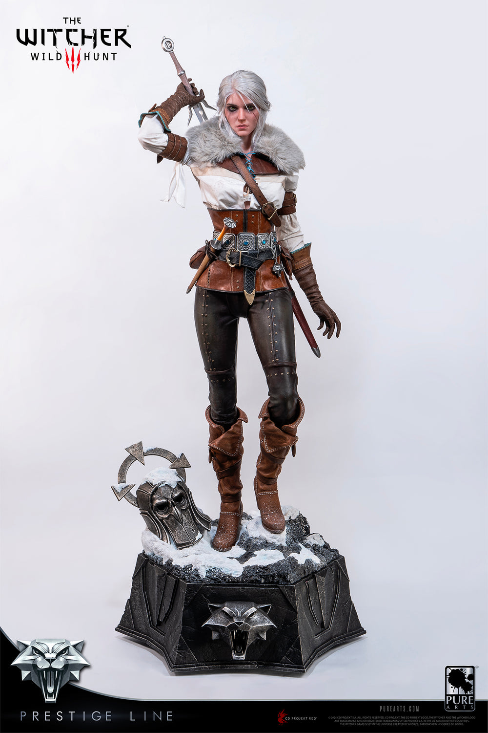 THE WITCHER 3 - Ciri of Cintra - Statue Prestige Line 1/2 111cm