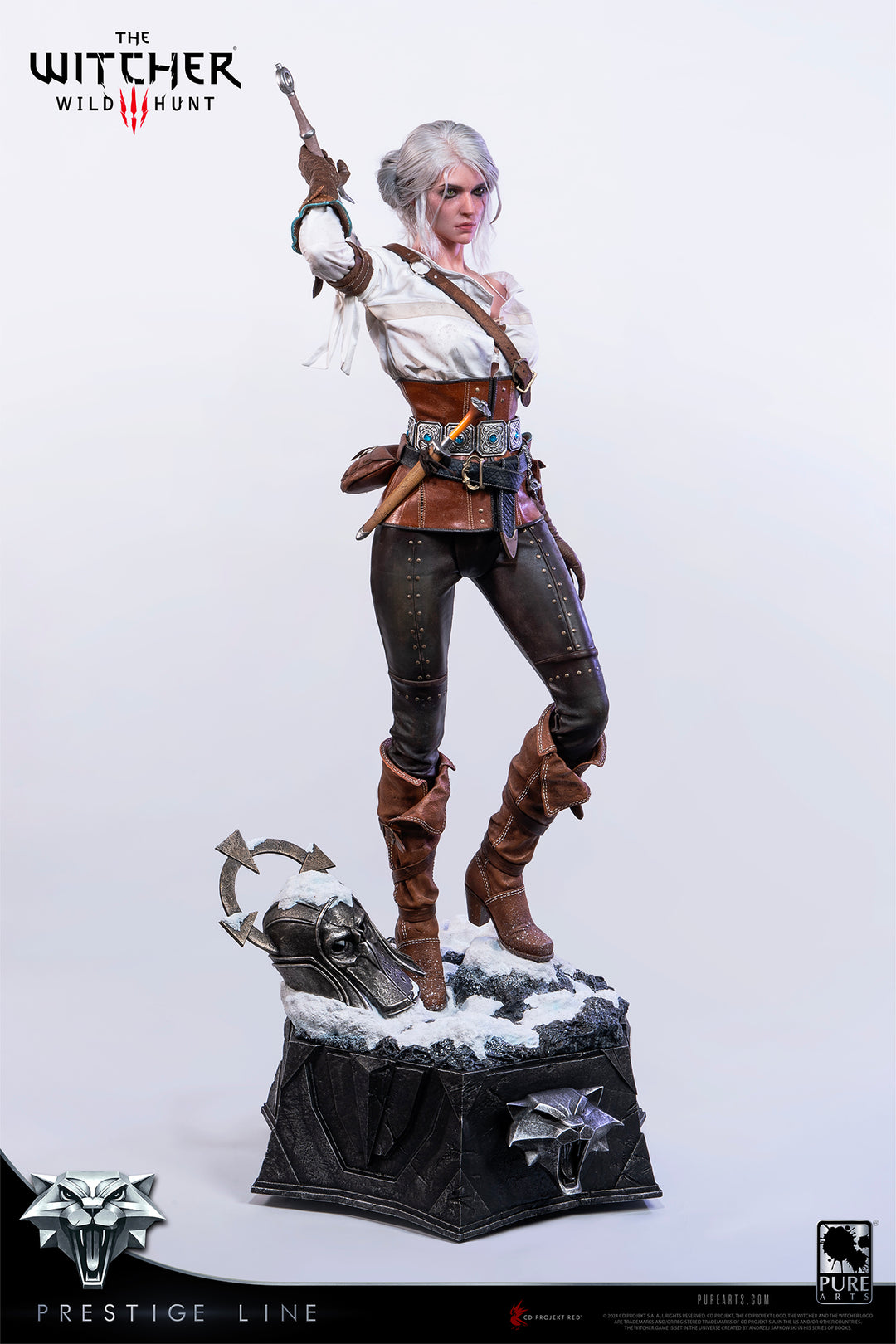 THE WITCHER 3 - Ciri of Cintra - Statue Prestige Line 1/2 111cm