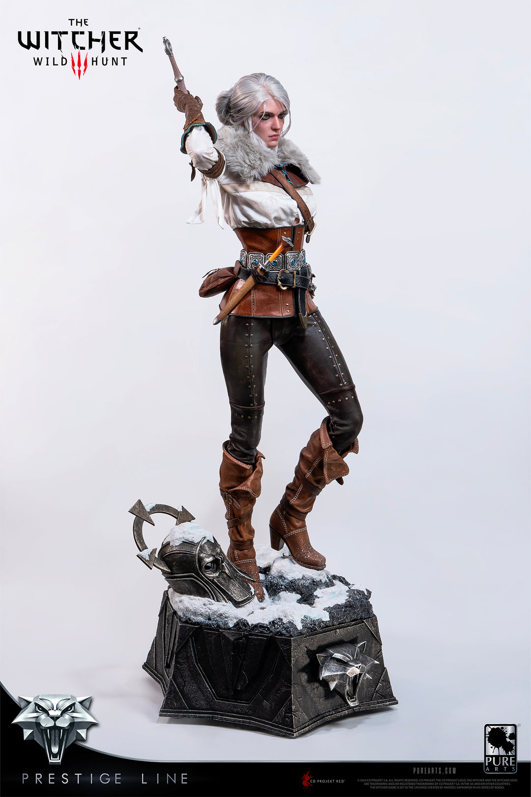 THE WITCHER 3 - Ciri of Cintra - Statue Prestige Line 1/2 111cm