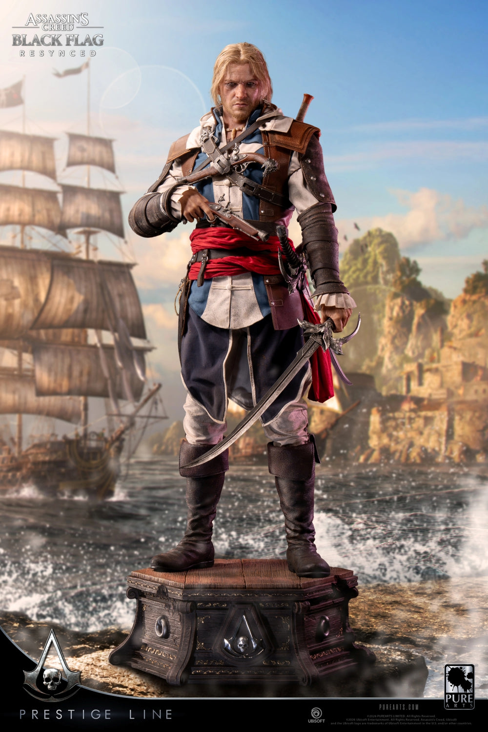 ASSASSIN'S CREED IV - Edward Kenway - Statue Prestige Line 1/2 110cm