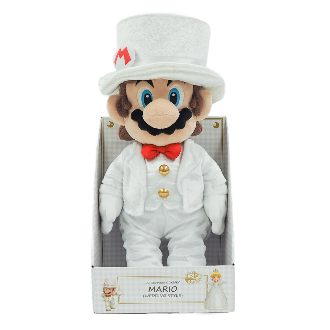 MARIO ODYSSEY - Mario "Wedding suit with box" - Plush 35cm