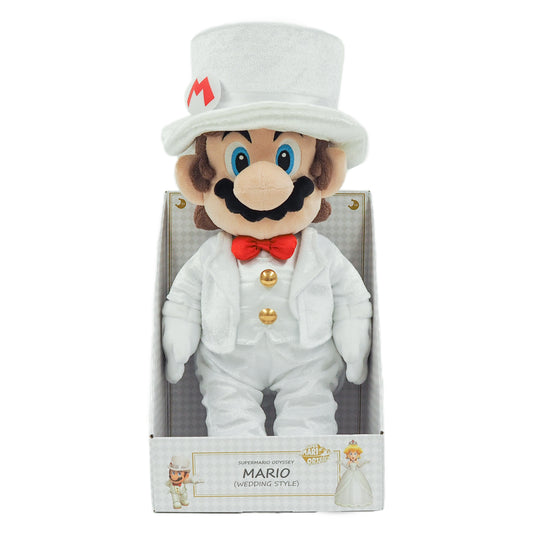 MARIO ODYSSEY - Mario "Wedding suit with box" - Plush 35cm