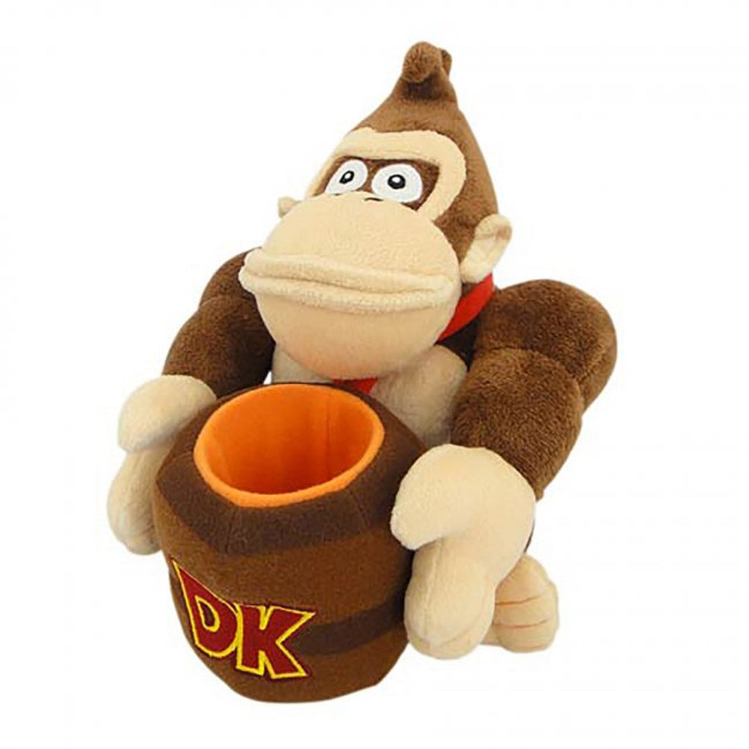 SUPER MARIO - Donkey Kong with barrel - Plush 21cm