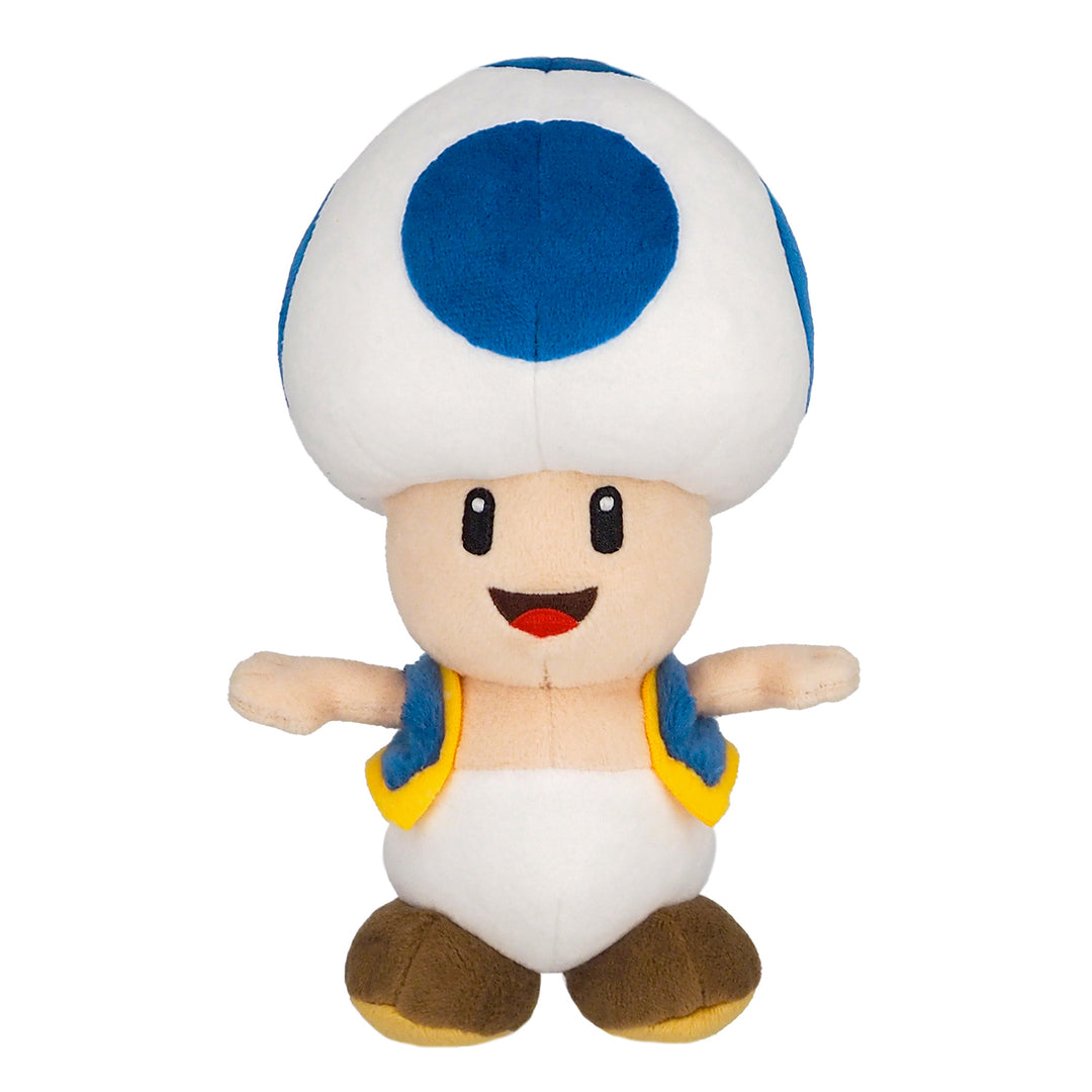 SUPER MARIO - Blue Toad - Plush 20cm
