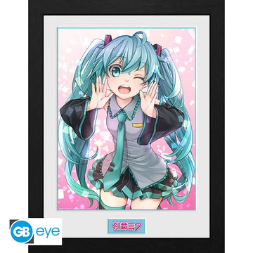 HATSUNE MIKU - Collector Print 30X40 - Wink