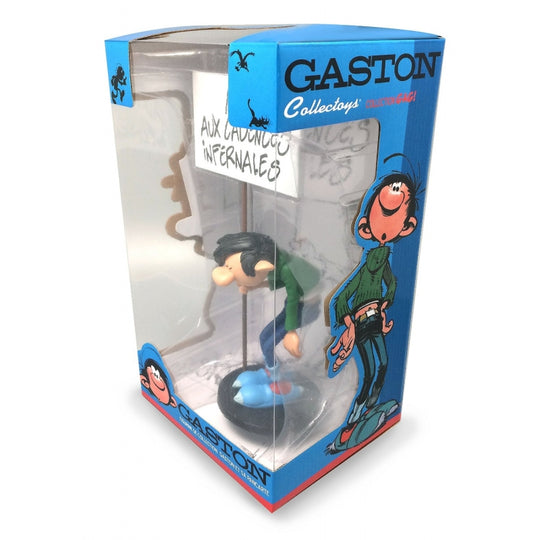 GASTON LAGAFFE - Figurine Resine - Non aux Cadences Infernales - 29cm