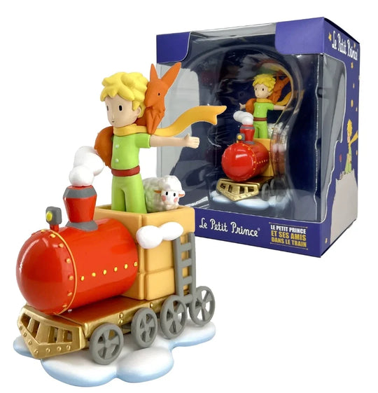 THE LITTLE PRINCE - Little Prince & his friends on the train -Fig. 8cm