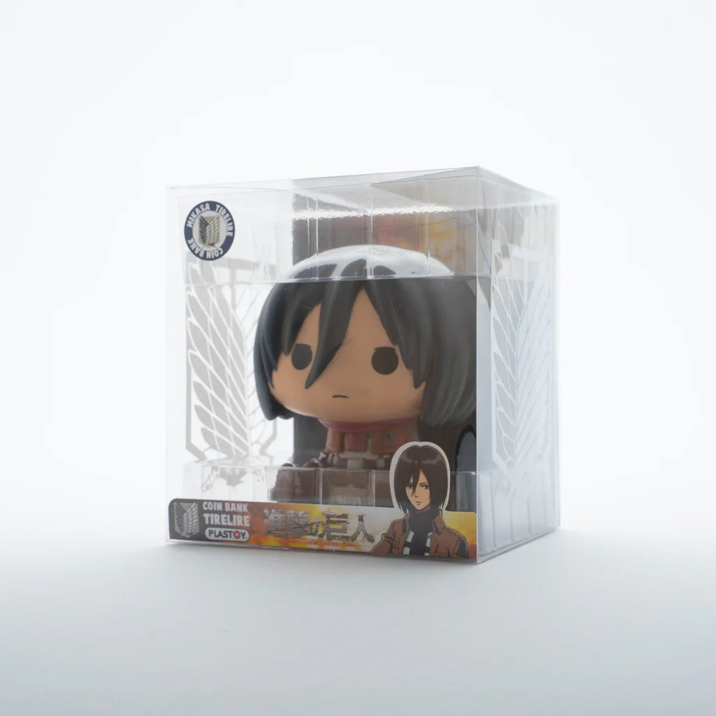ATTACK ON TITAN - Mini Money Box - Chibi Mikasa - 13cm