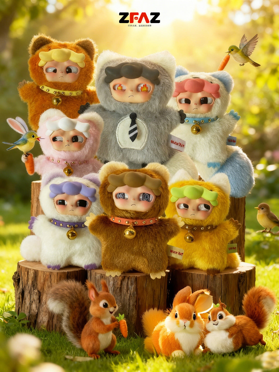 PLAYTONE -Gale Master of Disquises Series Plush BLIND BOX (6pcs) -12cm