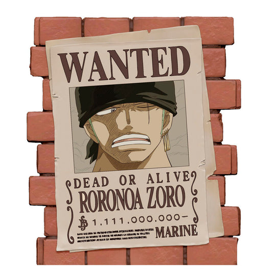 ONE PIECE - Most Wanted Zoro - Money Box PVC 16cm