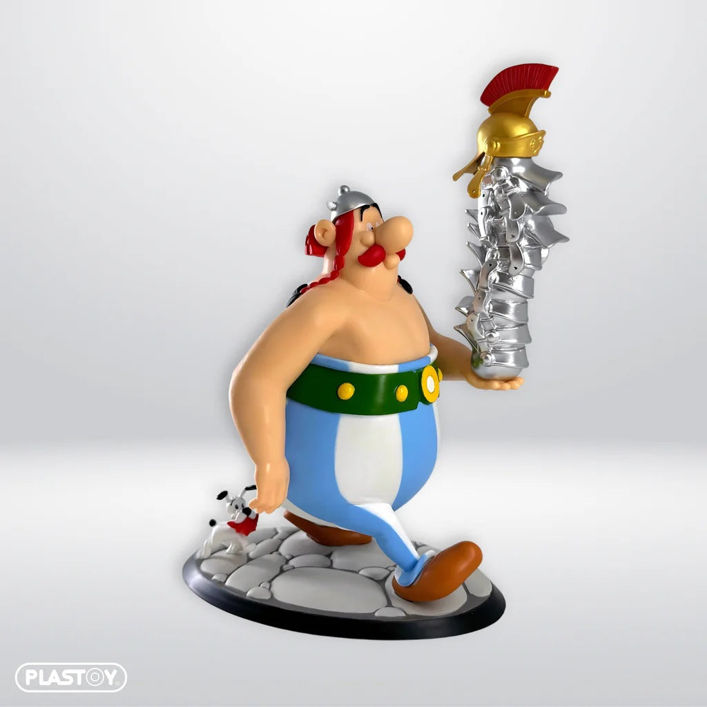ASTERIX & OBELIX - Obelix stack of helmets - figure 22cm
