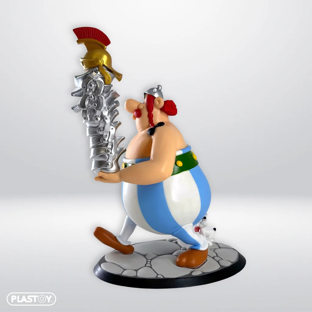 ASTERIX & OBELIX - Obelix stack of helmets - figure 22cm