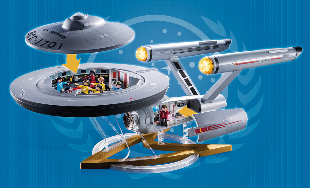 STAR TREK - USS Enterprise NCC-1701 - 100cm PLAYMOBIL