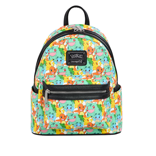 POKEMON - Pikachu and Starters - Mini Backpack Loungefly
