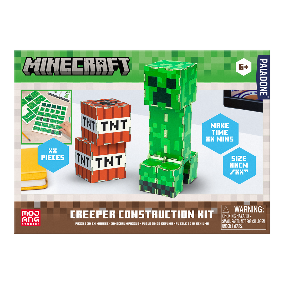 MINECRAFT - Creeper & TNT - Construction Kit