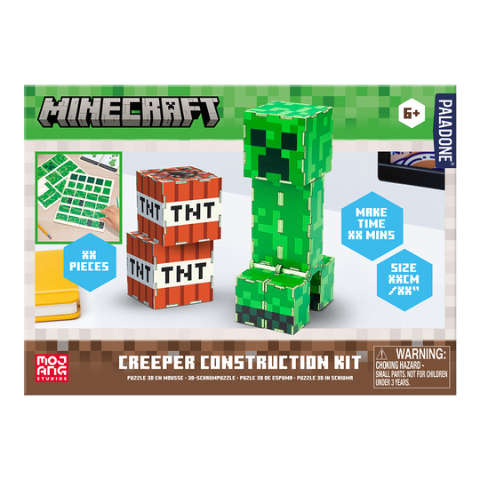 MINECRAFT - Creeper & TNT - Construction Kit