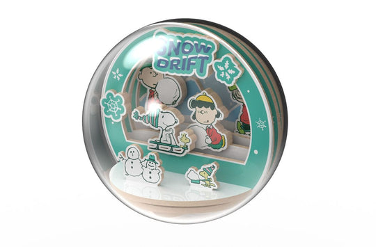 PEANUTS - Snow Drift - Wood Model Kit Globe Theater
