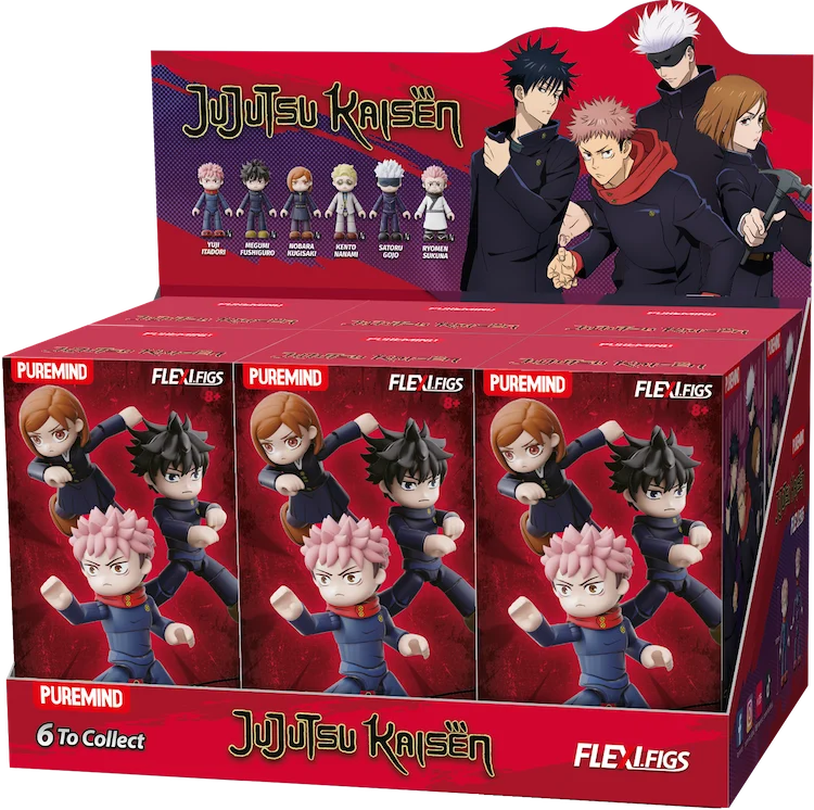 JUJUSTU KAISEN - Flexi Figs Vol.1 - Blind Box (6pcs)